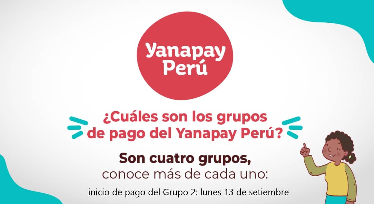 Bono Yanapay Grupos y modalidades de pago