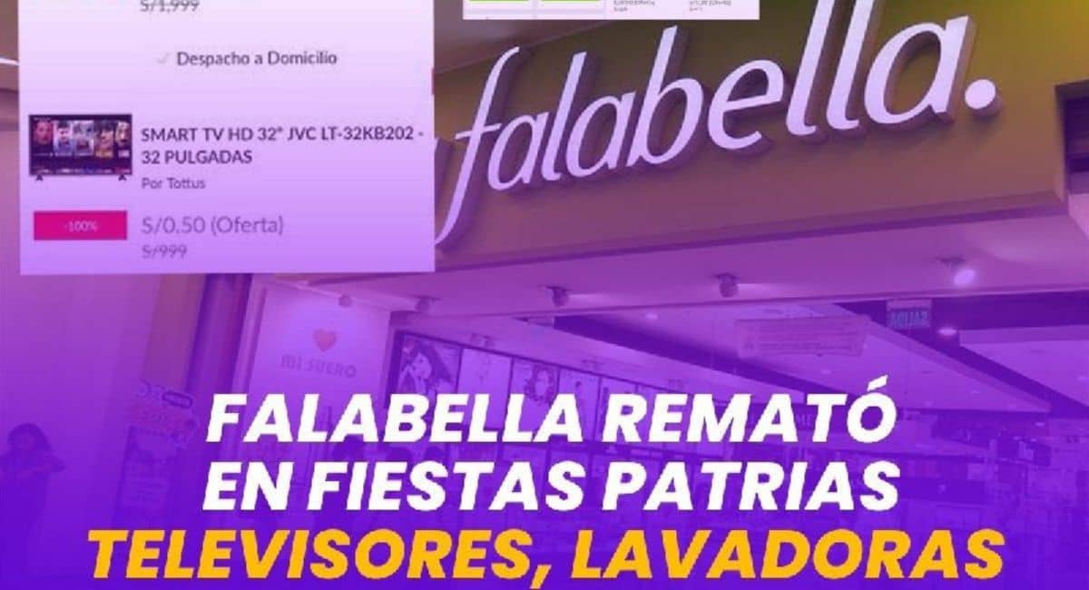 Saga Falabella oferto por Fiestas Patrias productos en menos de 1 sol
