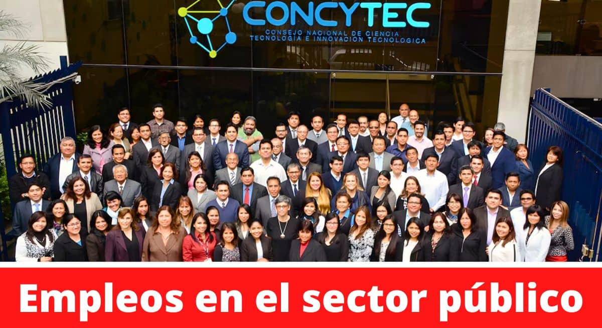 ¿Eres profesional? Postula a Concytec y gana hasta S/ 12,264 mensuales