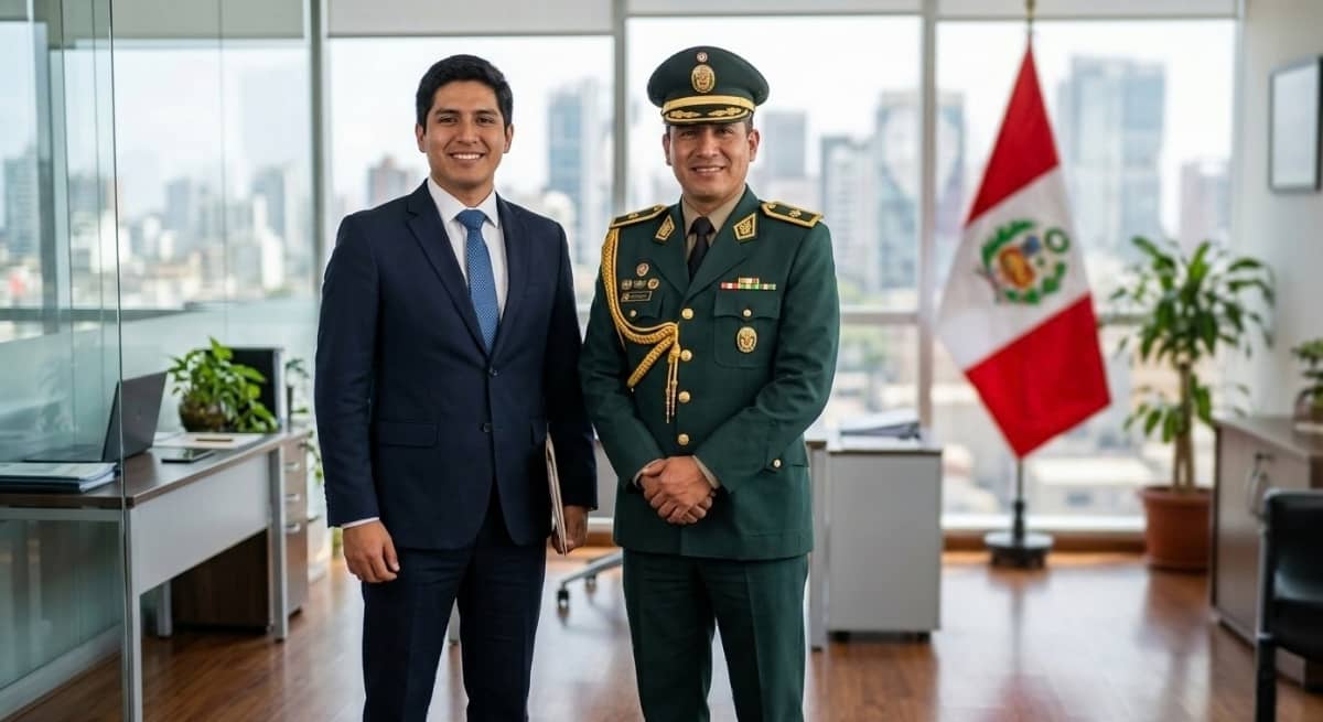 Profesional peruano preparándose para el proceso de asimilación a la Policía Nacional del Perú.